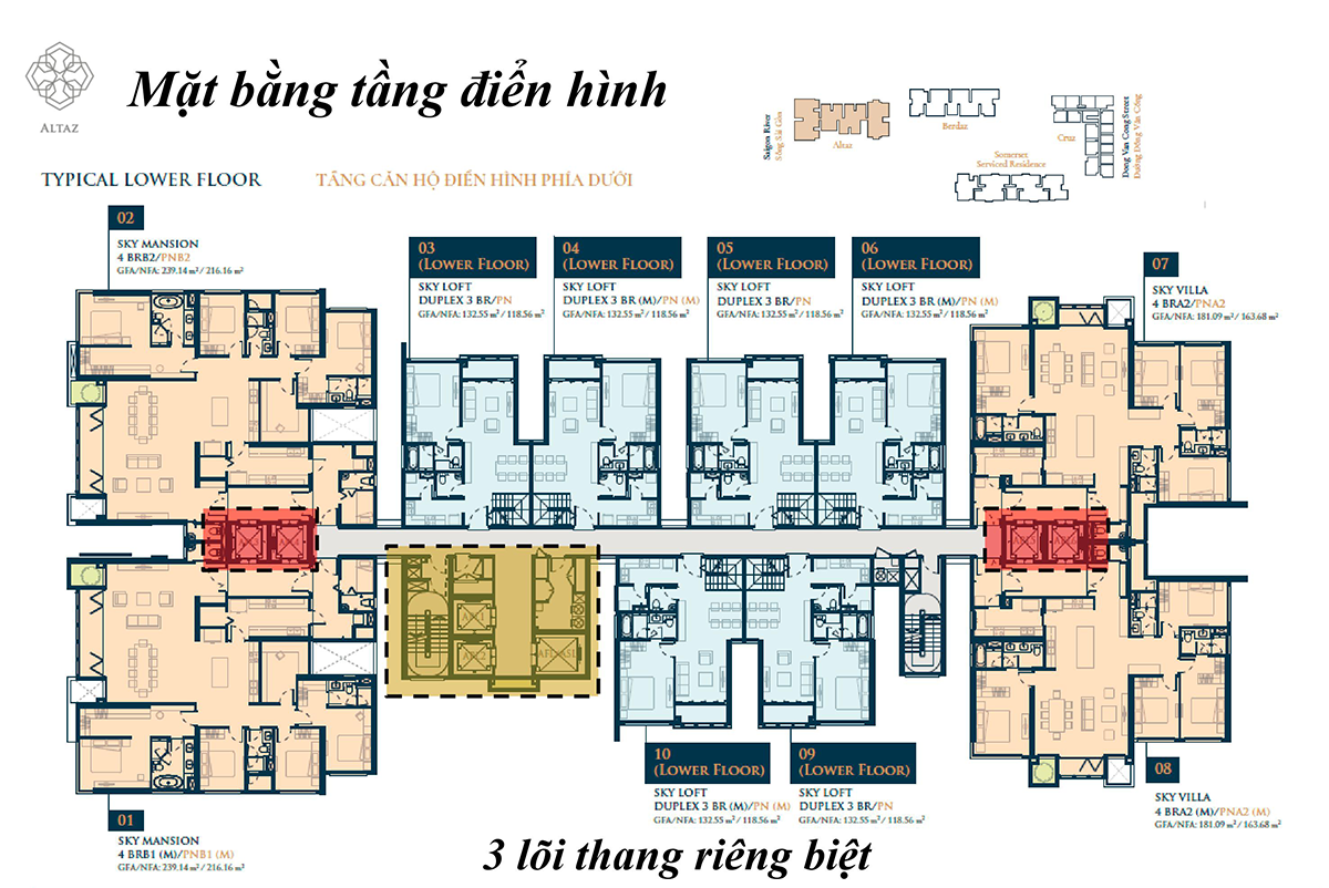 Mặt bằng Altaz Feliz en Vista