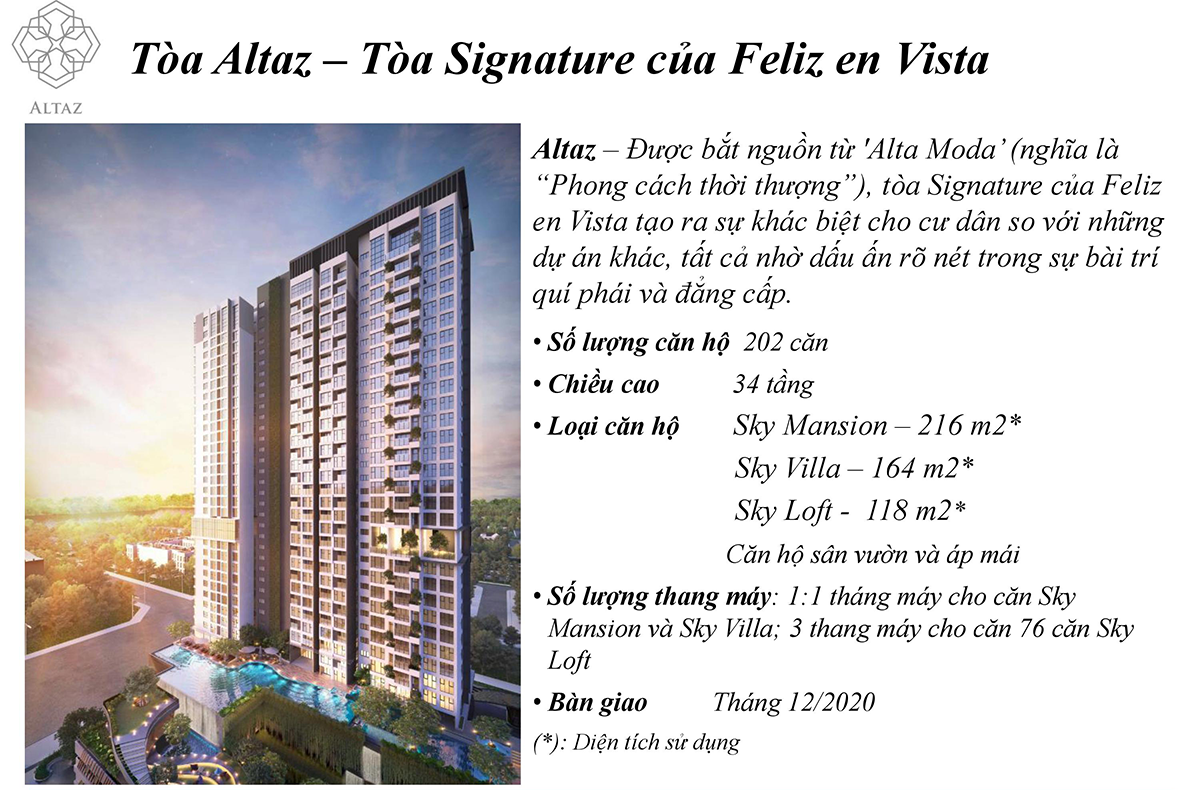 Tháp Altaz Feliz en Vista